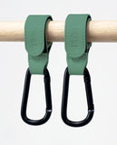 Duo Pram Hook Clip Set - Fern