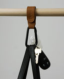 Duo Pram Hook Clip Set - Brown