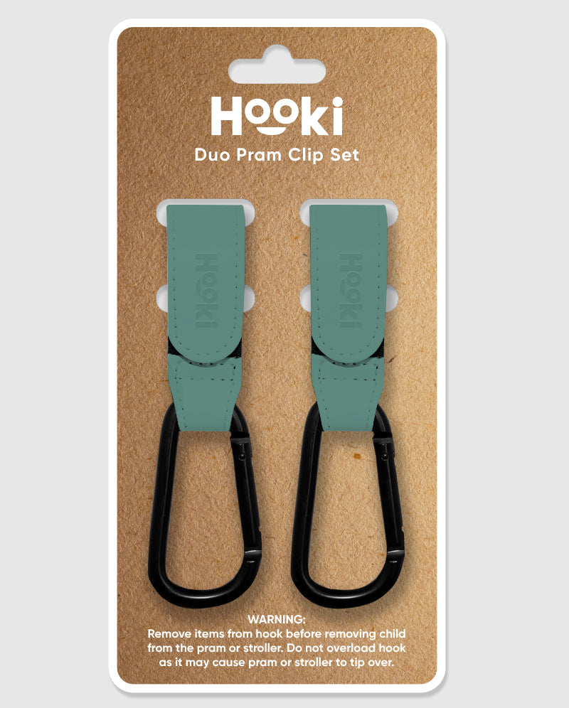 Duo Pram Hook Clip Set