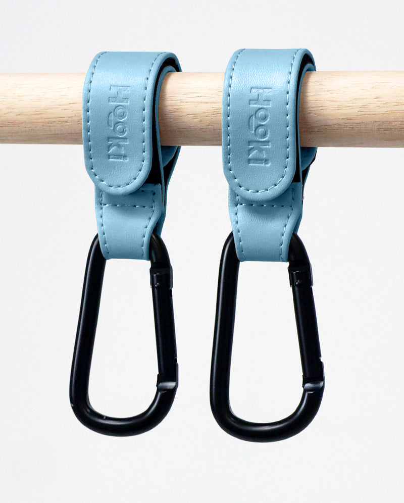 Duo Pram Hook Clip Set - Cornflower Blue