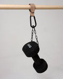 Hooki Duo Pram Hooks & Stroller Clips - Available In Black, Tan, Ivory, Pink, Blue & Grey - PU Leather