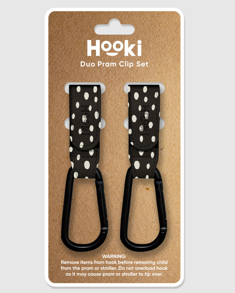 Duo Pram Hook Clip Set