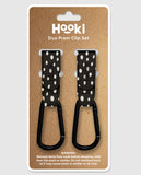 Duo Pram Hook Clip Set