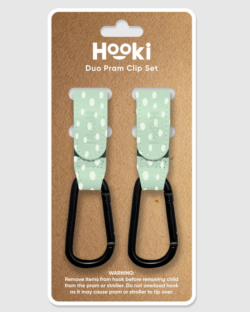 Duo Pram Hook Clip Set