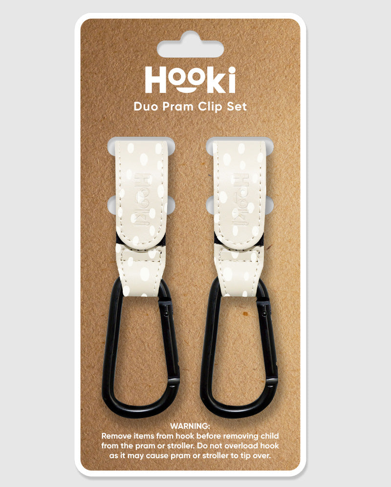 Duo Pram Hook Clip Set