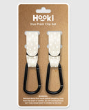 Duo Pram Hook Clip Set