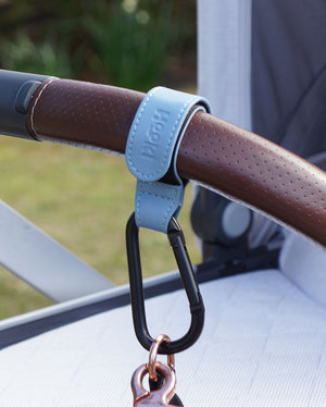 Duo Pram Hook Clip Set - Cornflower Blue