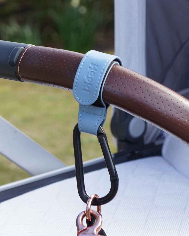 Duo Pram Hook Clip Set - Cornflower Blue
