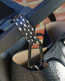 Duo Pram Hook Clip Set - Dotty Black