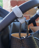 Duo Pram Hook Clip Set - Grey
