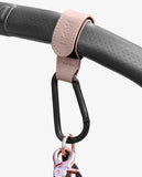 Duo Pram Hook Clip Set - Mauve Pink