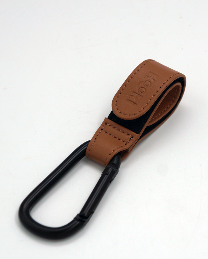 Duo Pram Hook Clip Set - Brown
