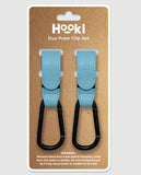 Duo Pram Hook Clip Set - Cornflower Blue