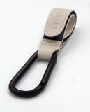 Hooki Duo Pram Hooks & Stroller Clips - Available In Black, Tan, Ivory, Pink, Blue & Grey - PU Leather